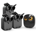 Htzsafe Owl Wireless Driveway Alarm Mailbox Alert  1 Receiver + 3 Sensors