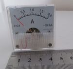 2a Ammeter . Analogue. Panel Mounting. 0-2 amp  range.
