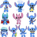 Cake Topper Set 10 Piece Anime Figures Cake Decorations Birthday Cake Decor Kids