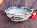 Antique Large Heavy 18thCentury  Chinese Porcelain Bowl