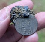 1700s 1 Duit New York Penny Netherland Dutch East India Company Shipwreck Clump