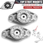 Pair Rear Suspension Shock Absorber Strut Top Mounts 31323230 For Volvo S60 V60