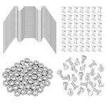 Greenhouse Repair Kit - 50/100 W Clips, 50/100 Z Clips, 50/100 Square Bolts&Nuts