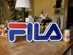Fila Sign / Logo | Retro | Freestanding | 3D Printed | Mancave | Bedroom | 50cm.