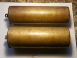 brass  LONGCASE GRANDFATHER CLOCK weights c1750