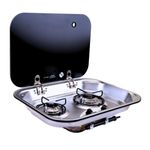 Lavanda 853 two burner gas hob for Campervan Motorhome Caravan like Dometic 8022