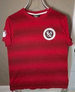 Majestic Cooperstown New York Yankees T-Shirt Red Gradient MLB Large