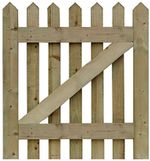 Garden Cottage Picket Gate Wooden Side Gate Front Gate Palisade Pickett
