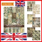 Mixed Media Book A4 Maxi - 39 Patterns Pages +11 Ephemera Pages Time Capsule