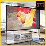 ALR Anti-Light Metal Projector Screen High Brightness 16:9 3D 4K Home Cinema TV