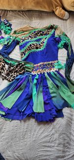 Ice Skating Competition Dress Size Adult Xs/s