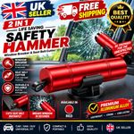 Safe Pro X Car Window Breaker and Seat Belt Cutter 2 IN 1 Life Hammer Emergency*