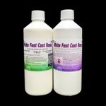 White Polyurethane Fast Cast Resin Kit 1kg
