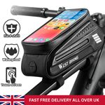 Bicycle Bike Frame Bag Waterproof Phone Holder 7 Inch Touch Screen MTB Road UK
