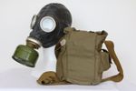 Full set of Gas mask MP5 replika with filter and bag black  new