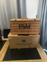 Fortnum & Mason Wicker Basket Hamper, Empty F&m  Basket In It’s Original Box