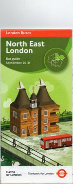 NORTH EAST  LONDON  - LONDON BUSES GUIDE FROM SEPTEMBER  2010 - NEW