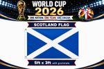 Scotland Saltire Flag 5x3ft Blue Scottish World Cup 2026 Banner Speedy Delivery