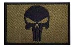 Olive Green Skull Official VELCRO® 8x5cm Patch Genuine Badge Military Airsoft