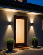 Philips myGarden Nightingale Inox Up / Down Outdoor Wall Light 2x GU10 Max 35W