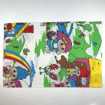 Vintage 90's Norfin Trolls Colorful Pillow Case HTF 1992 Pillowcase, Excellent