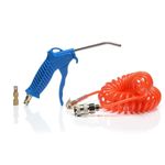 SGS 100mm Air Blow Gun Kit w/ Recoil Hose & Coupler Heavy Duty Workshop Air Tool