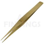 AA  Brass Tweezer Non-Magnetic tweezers Jewellery Watch Tool New