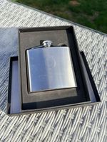 Commemorative hip flask from the 2017 Open Championship at Royal Birkdale