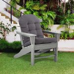Outdoor Chair Seat Pads High-Back Rocking Chair Cushion Waterproof Patio Cushion