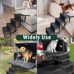 Wide Pet Ramp for Dog Foldable Car Boot Travel Sofa Bed Stairs Steps Lightweight