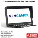 7 inch colour rear view monitor