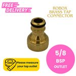 5/8" Threaded Female Tap Connector - Ideal For Older Garden Taps