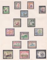 (F278-20) 1959 Rhodesia &Nyasaland part set of 14stamps QEII 1d to10/- (T) (TR04