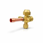 AirTech-UK Service Valve Brass 3/8" | 1/4" | 1/2" | 5/8" HVAC & Ref Access Valve