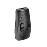 Inline Cord Switch AC 250V 1A On/Off Rocker Control Switch 2.7x1.3 Inch/Black