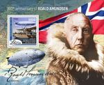 150th Ann. ROALD AMUNDSEN Antarctic Polar Explorer Stamp Sheet #3 (2022 Liberia)