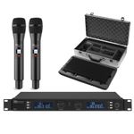 Power Dynamics PD632H Dual 2 Channel UHF Wireless Microphone System - 2 Mic Set