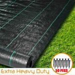 Anti Weed Membrane Control Fabric Ground Cover Tarp Garden Landscape Heavy Duty