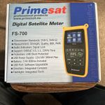 Primesat FS-700 LCD DVB-S2 Prof. Digital Satellite Finder Signal Meter Satfinder