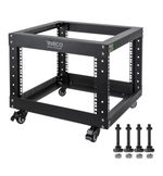 RIVECO 6U Open Frame recording studio band practice room Server Rack DJ KARAOKE