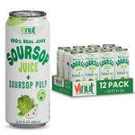 100% Soursop Juice with Pulp 16.57 fl oz 12 Pack No Sugar Added Guanabana