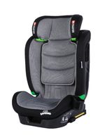Kids Car Seat Isofix FWD Facing Booster Seat i-Size 100-150cm 3-12 Yrs BlackGrey