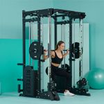 Home Gym Smith Machine - Integrated Weight System | 6-in-1 System