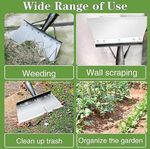 GEDEGOOK Garden Shovel, Multifunctional Cleaning Shovel, Garden Scraper 25cm