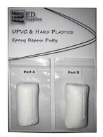 38G White. UPVC & Hard Plastic Epoxy Repair Putty. For Chips, Cracks & Holes.