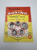 Floyd Patterson V Dusty Rhodes Boxing Program Dick Richardson Cleveland Williams