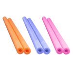 2x Floating Pool Noodles Swimming Pool Floats Hollow Tubes