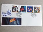 1991 Royal Mail Sport FDC Full Set Stamps Sig Athlete Dame Jessica Ennis-Hill.