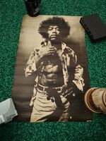 1967 Jimi Hendrix TSR Osris Press Rough Poster Donald Silverstein Original