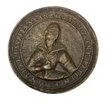 c.1615 LADY ARABELLA STUART Protest Medal 52mm James I Political Cast Token Rare